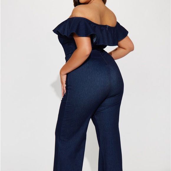 Denim Jumpsuit - Picture 2 of 4